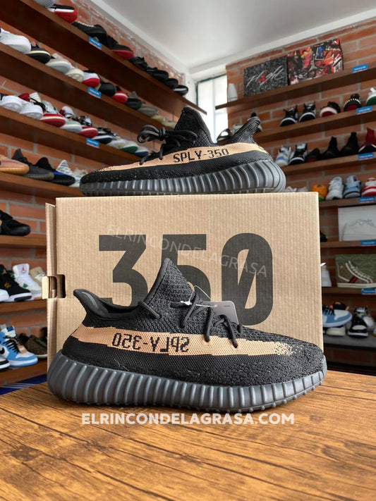 Yeezy 350 Core Black Copper Sneakers