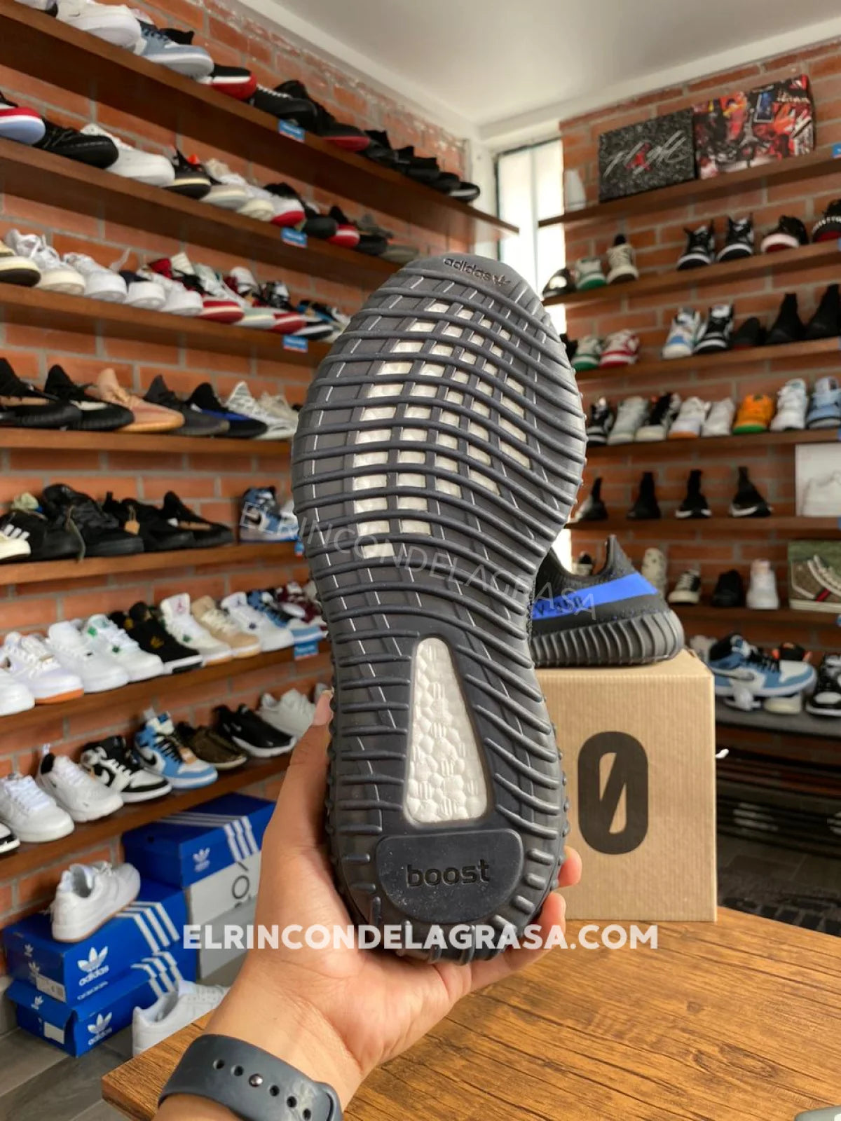 Yeezy 350 Dazzling Blue Sneakers