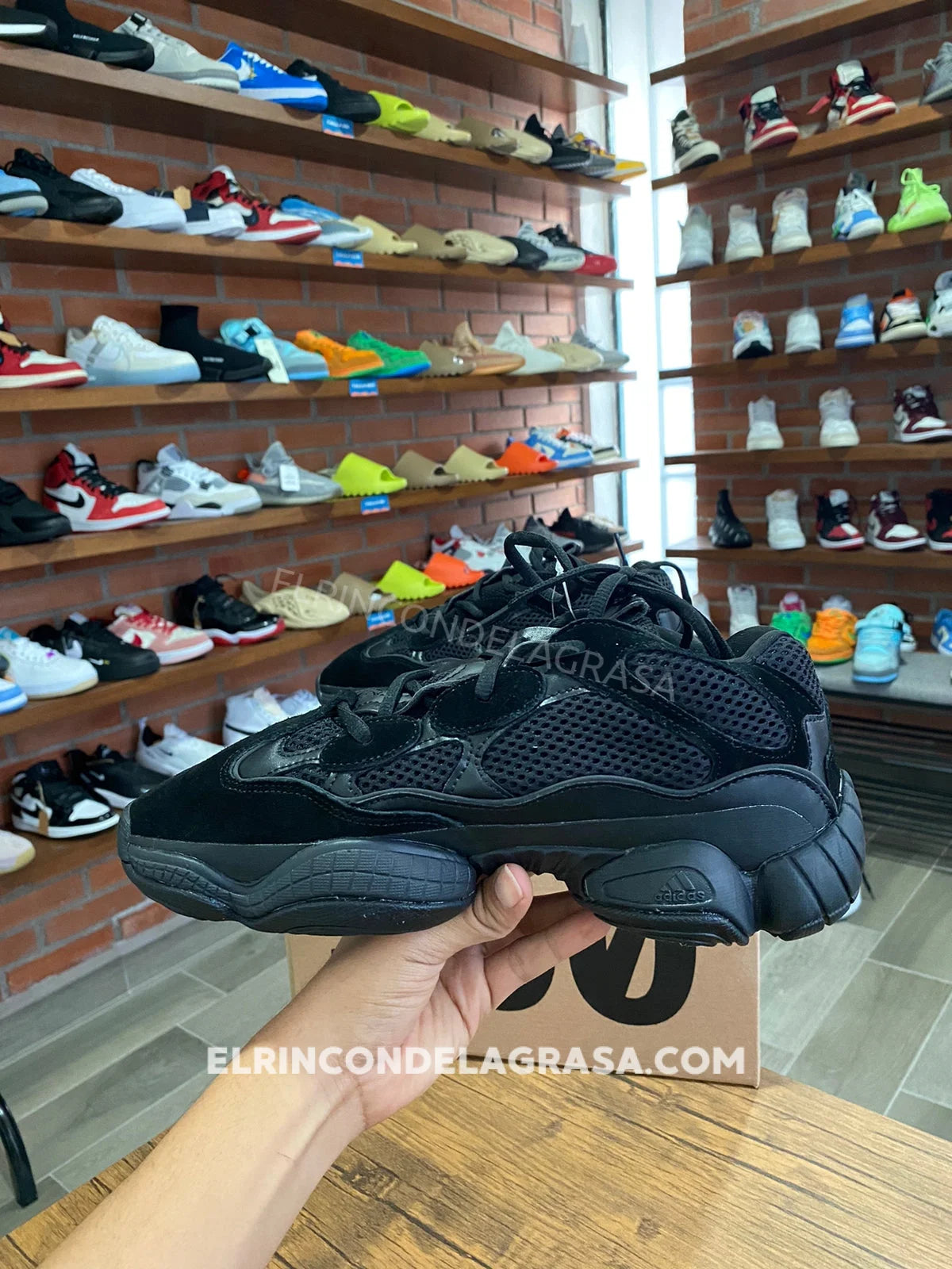 Yeezy 500 Black Sneakers