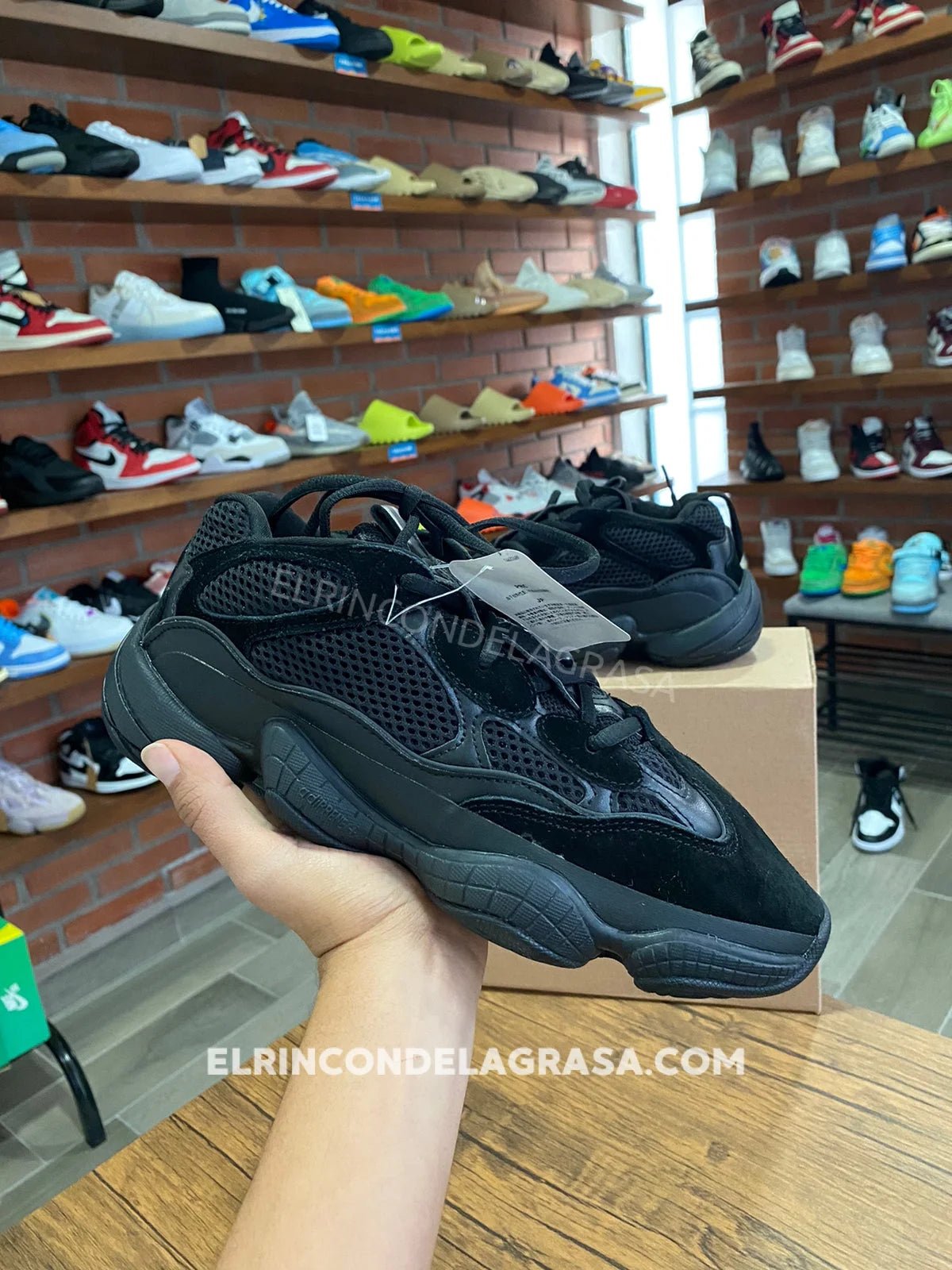 Yeezy 500 Black Sneakers