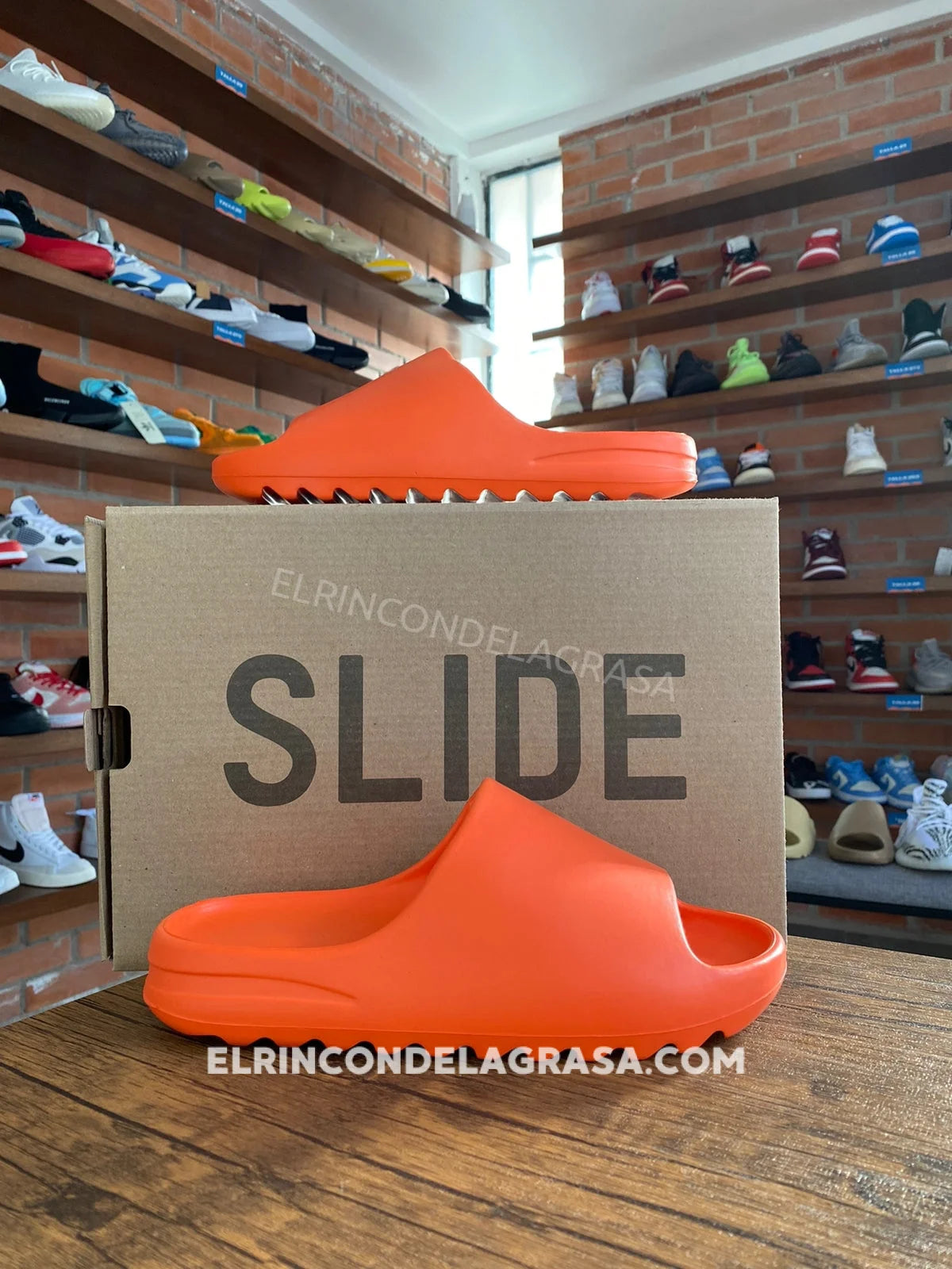 Yeezy Slide Orange Sneakers