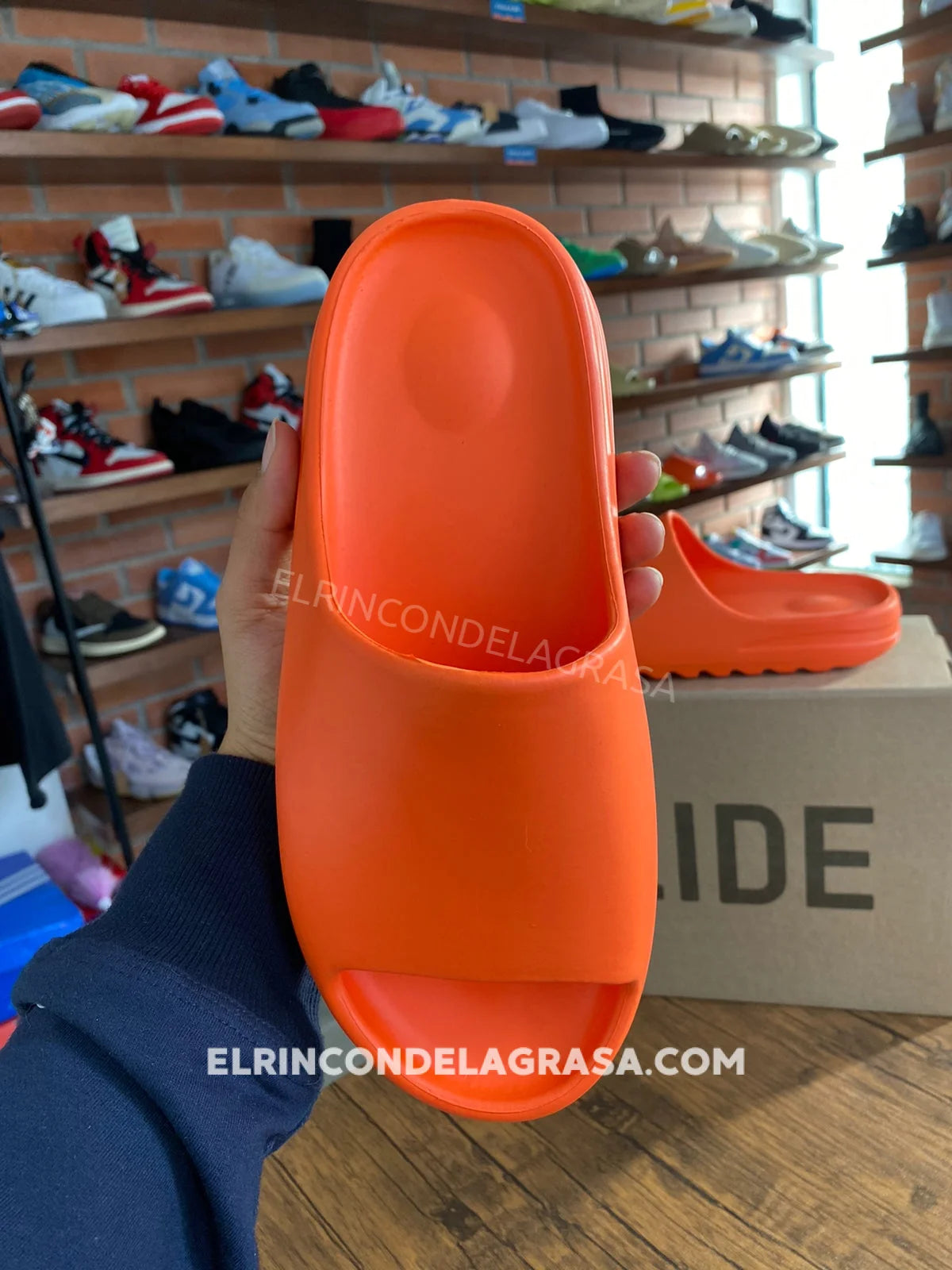 Yeezy Slide Orange Sneakers