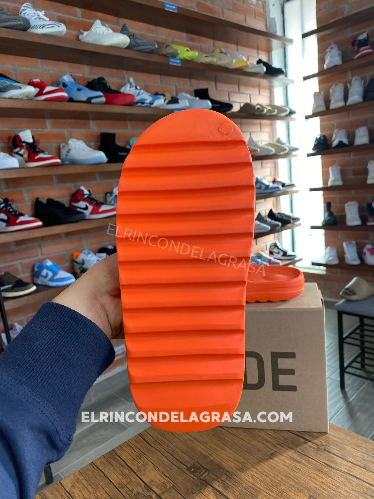 Yeezy Slide Orange Sneakers