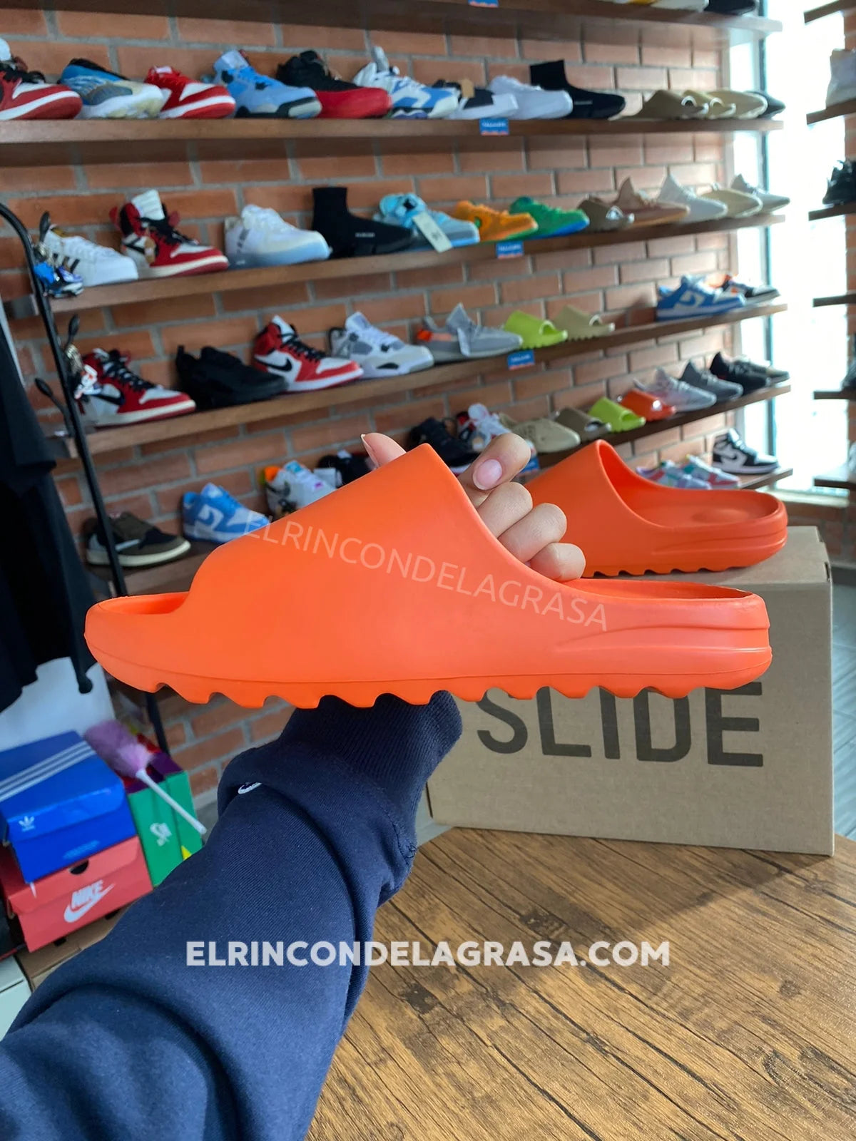 Yeezy Slide Orange Sneakers