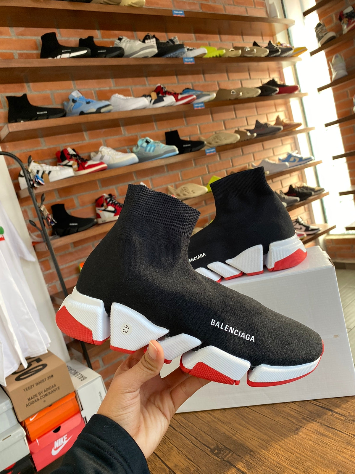 Balenciaga Speed Black & Red