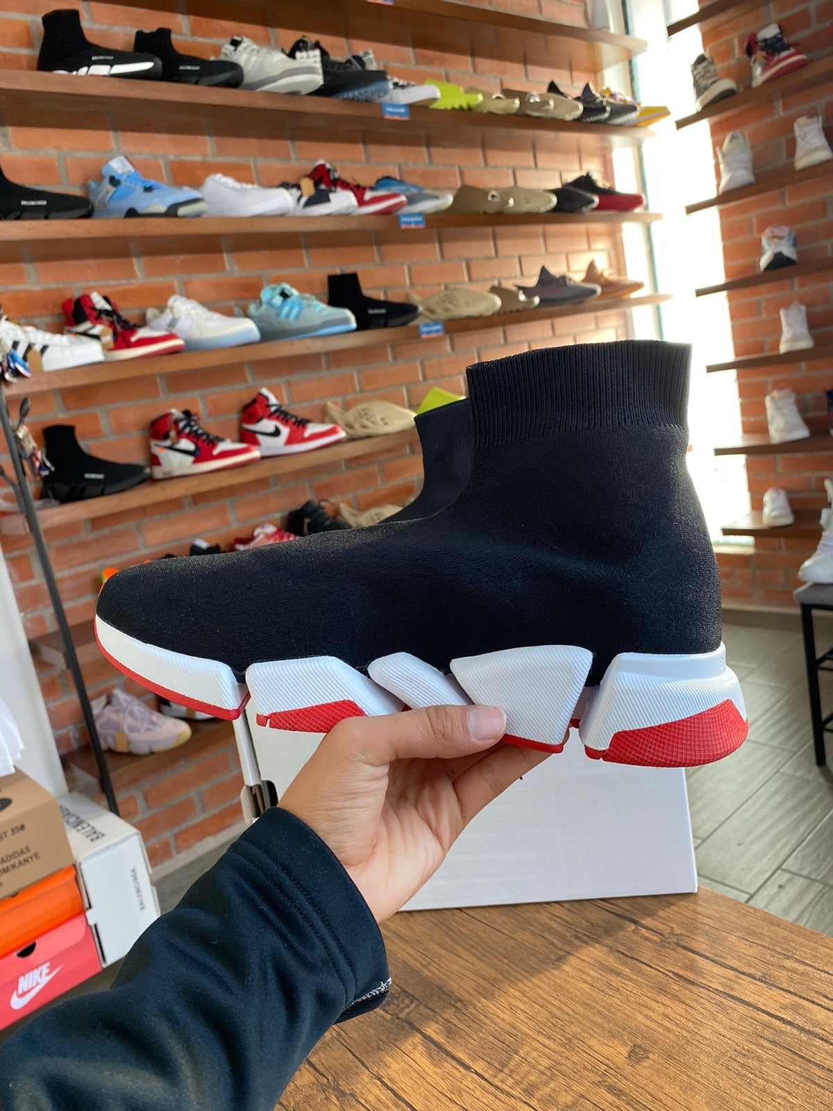 Balenciaga Speed Black & Red